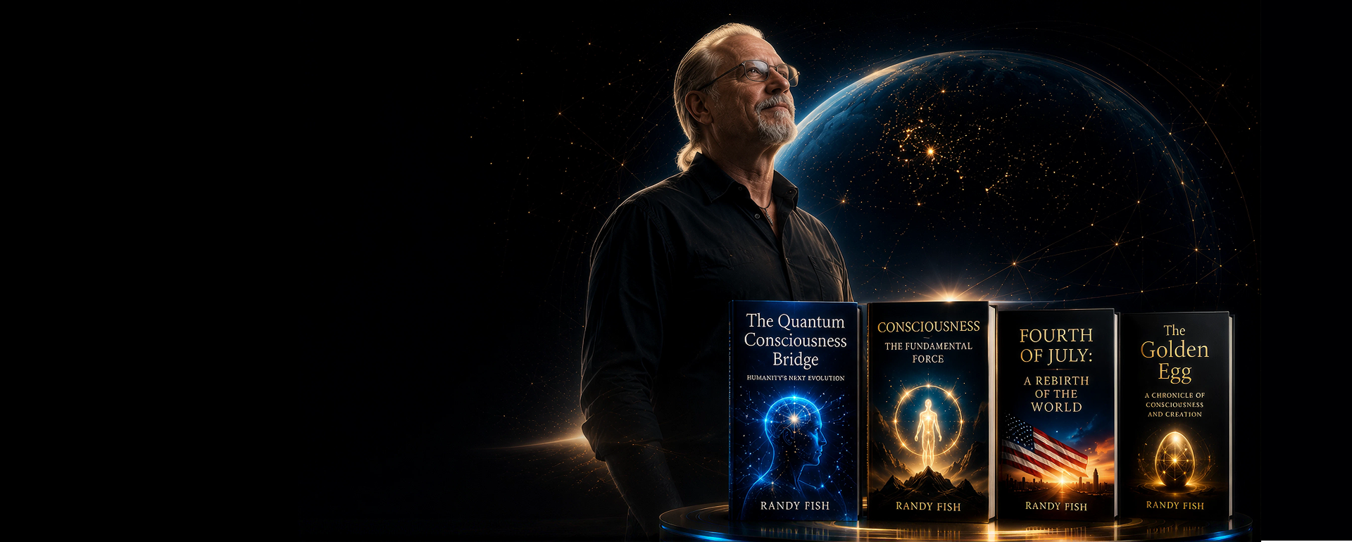 Randy Fish with featured books — Author. Visionary. Storyteller.